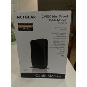 NETGEAR CM500-100NAS DOCSIS 3.0 High Speed Cable Modem Certified for Xfinity